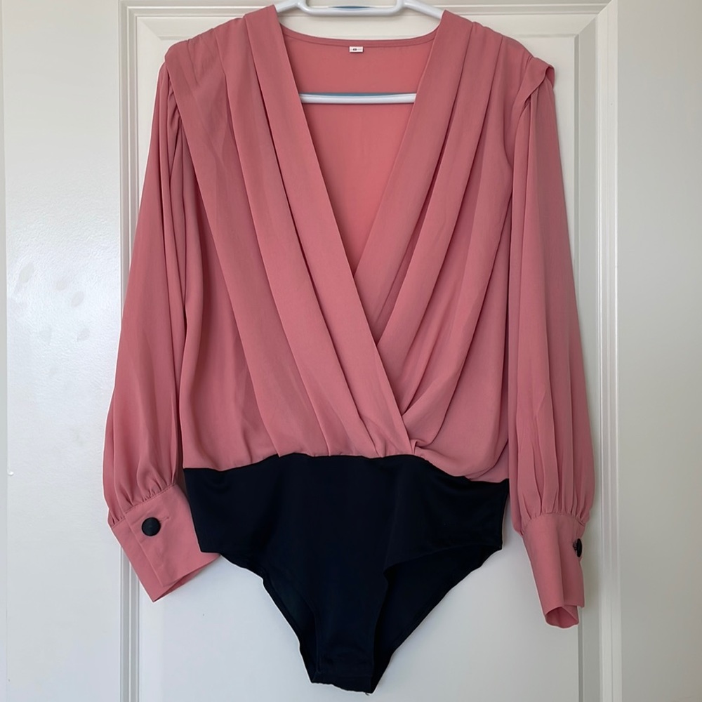Salmon Dressy Bodysuit